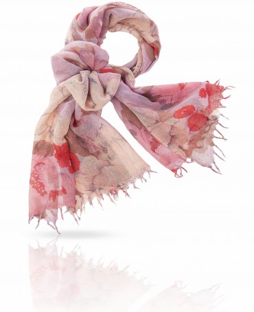 Палантин Женский ZW-HIBISCUS.EXOTIC/VIOLET